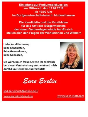 Podiumsdiskusion in Mudershausen
